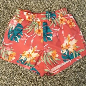 Girls swim shorts size is 10/12 from old navy